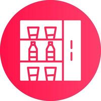 Vending Machine Creative Icon Design vector