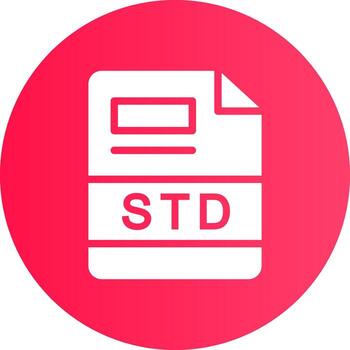 STD Creative Icon Design vector