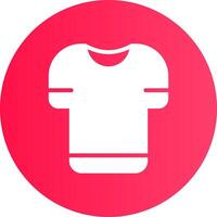 Glyph Gradient Circle Design vector