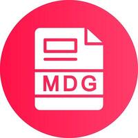 MDG Creative Icon Design vector