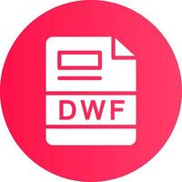 DWF Creative Icon Design vector