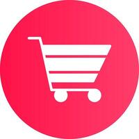 Shopping Cart Creative Icon Design vector