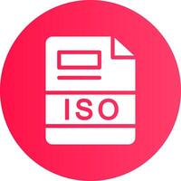 ISO Creative Icon Design vector