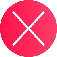 Crose Creative Icon Design vector