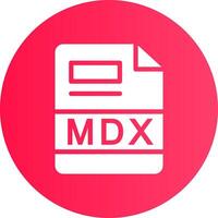 MDX Creative Icon Design vector