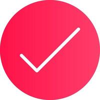 Tick Creative Icon Design vector