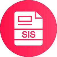 SIS Creative Icon Design vector