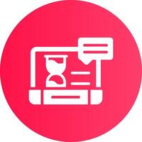 Time Tracker App Creative Icon Design vector