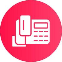 Telephone Creative Icon Design vector