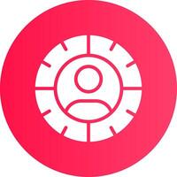 Target Audience Creative Icon Design vector