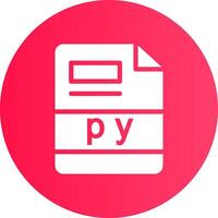 py Creative Icon Design vector