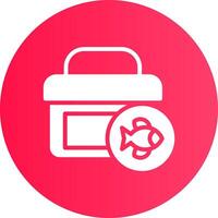 Tackle Box Creative Icon Design vector