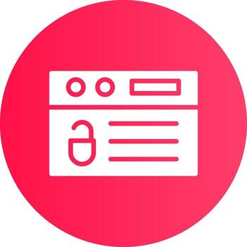 abierto fuente creativo icono diseño vector