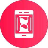 Time Tracker App Creative Icon Design vector