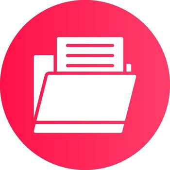 Document Folder Creative Icon Design vector