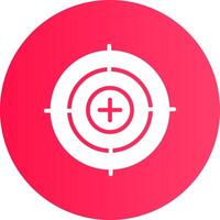 Crosshair Creative Icon Design vector