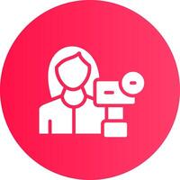 Woman Creative Icon Design vector