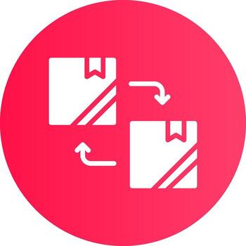 diseño de icono creativo de reemplazo vector