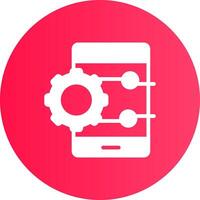 Project Management App Creative Icon Design vector