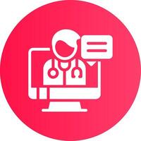 Telemedicine Creative Icon Design vector