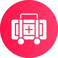 First Aid Kit Creative Icon Design vector