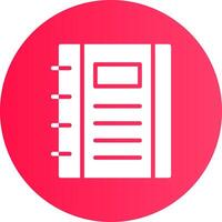 Notebook Creative Icon Design vector