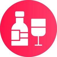 Wine Creative Icon Design vector