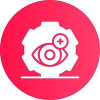 Optometry Practice Creative Icon Design vector