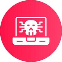 diseño de icono creativo de malware vector