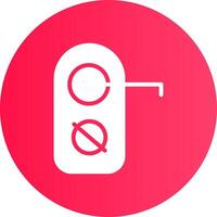 Do Not Disturb Creative Icon Design vector
