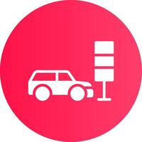 Taxi Signal Creative Icon Design vector