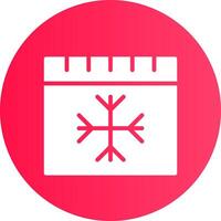 Winter Creative Icon Design vector