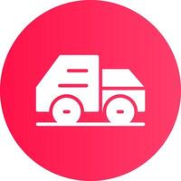 Garbage Truck Creative Icon Design vector