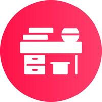 Desk Creative Icon Design vector