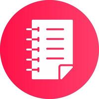 Notebook Creative Icon Design vector