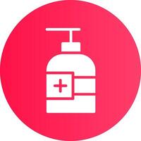 Hydroalcoholic Gel Creative Icon Design vector