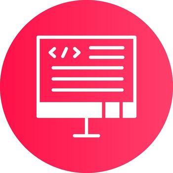 Code Creative Icon Design vector