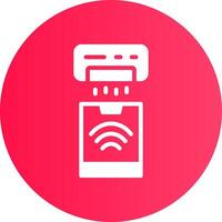 Smart Cooler Creative Icon Design vector