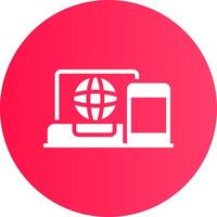 Multi Platform Creative Icon Design vector