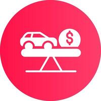 Fair Market Value Creative Icon Design vector