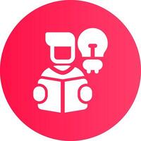 Self Learning Creative Icon Design vector