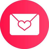 Love Mail Creative Icon Design vector