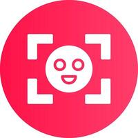 Face Detection Creative Icon Design vector