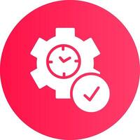 Time Management Creative Icon Design vector