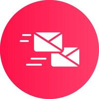 Mass Mailing Creative Icon Design vector