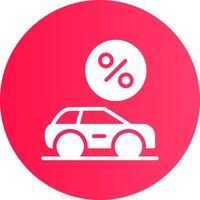 Vehicle Leasing Creative Icon Design vector