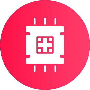 Processor Creative Icon Design vector