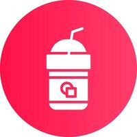 Iced Coffee Creative Icon Design vector