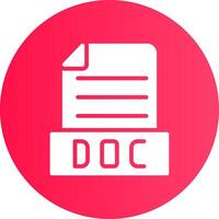 Doc Creative Icon Design vector