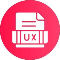 Ux Format Creative Icon Design vector